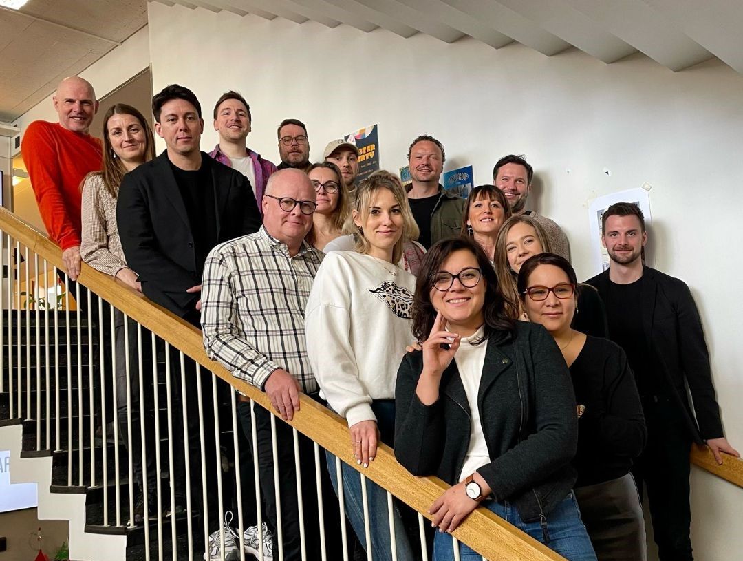 Projektpartners samlade till en workshop vid Novias campus i Åbo i april 2024.