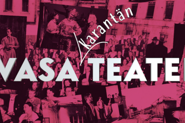 Karantänteater öppnade teaterhuset