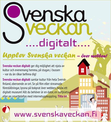 Bild på poster om Svenska veckan