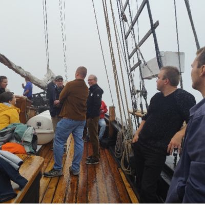 Klinkbåtsnätverket i Österbotten på konferens i Kotka