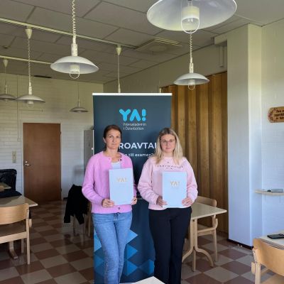 Aina och Marija är årets läroavtalsstuderande på YA 2025